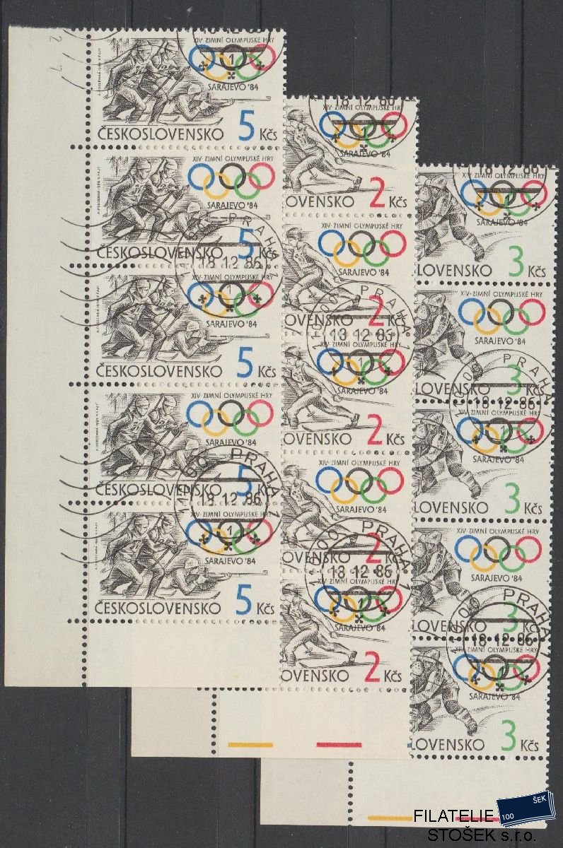 ČSSR známky 2629-31 5 Páska Váleček