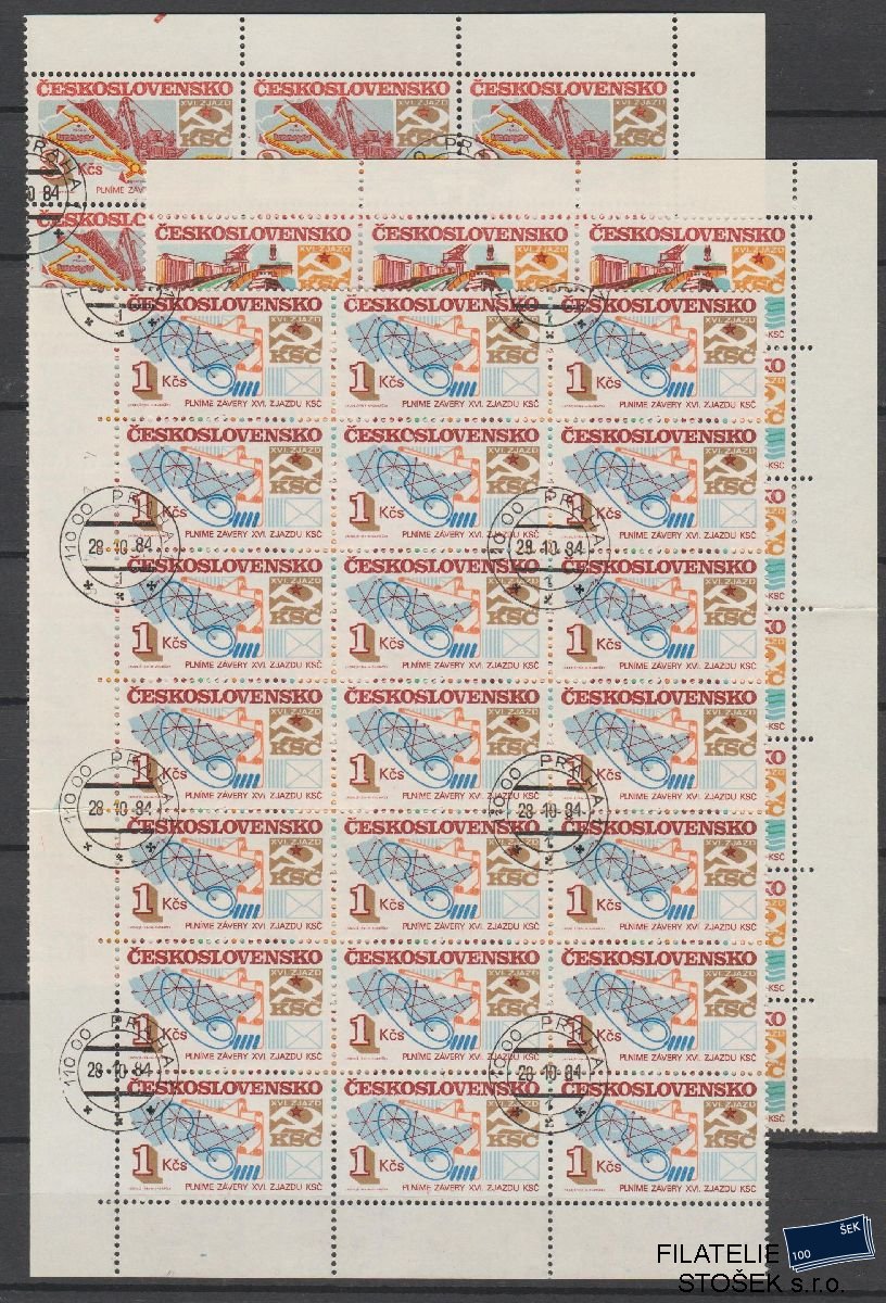 ČSSR známky 2668-70 21 Blok
