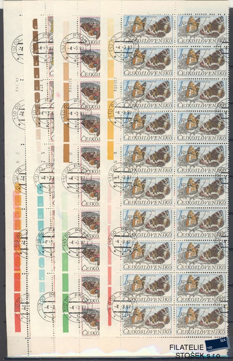 ČSSR známky 2785-88 20 Blok