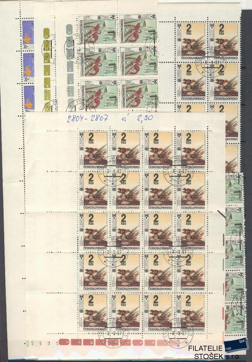 ČSSR známky 2804-7 30 ks