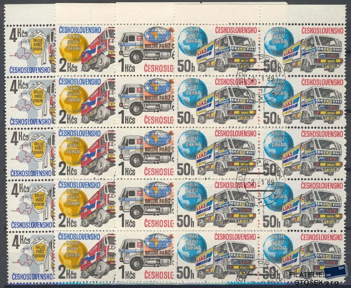 ČSSR známky 2875-78 10 Blok