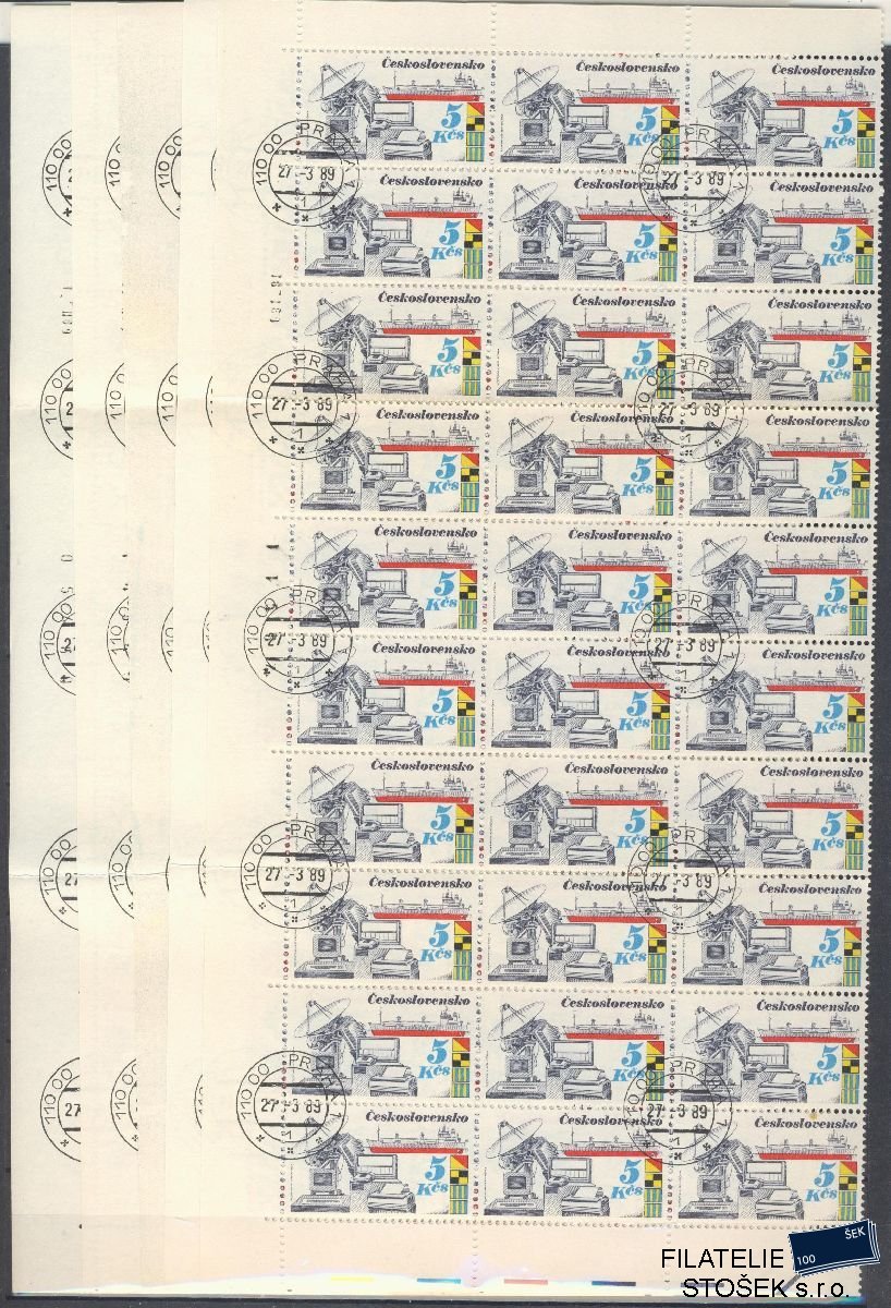 ČSSR známky 2885-90 30 Blok