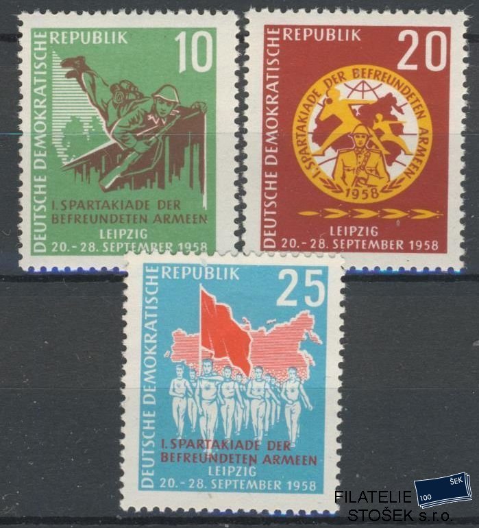 NDR známky Mi 657-9