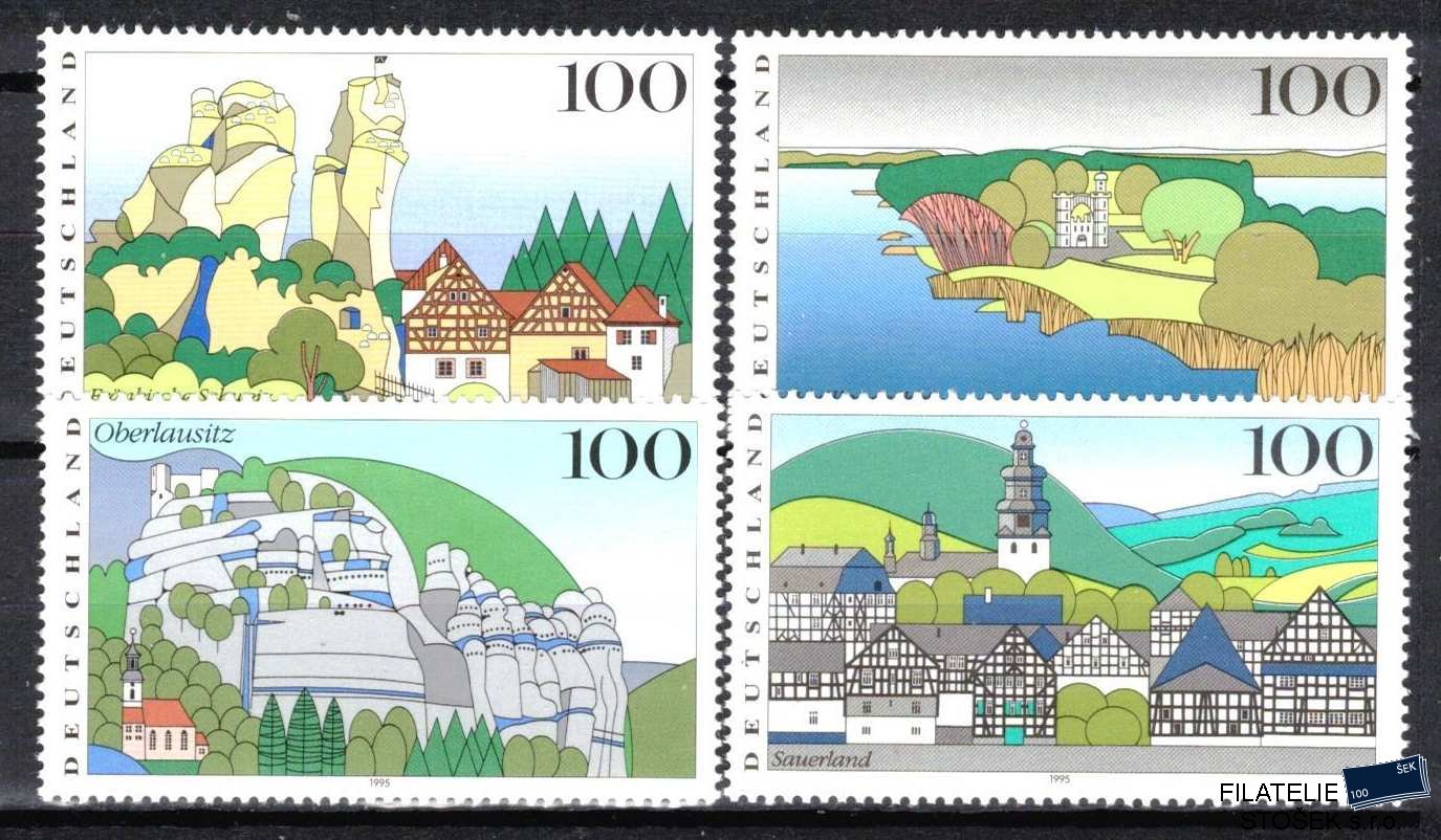 Německo - Bundes známky Mi 1807-10