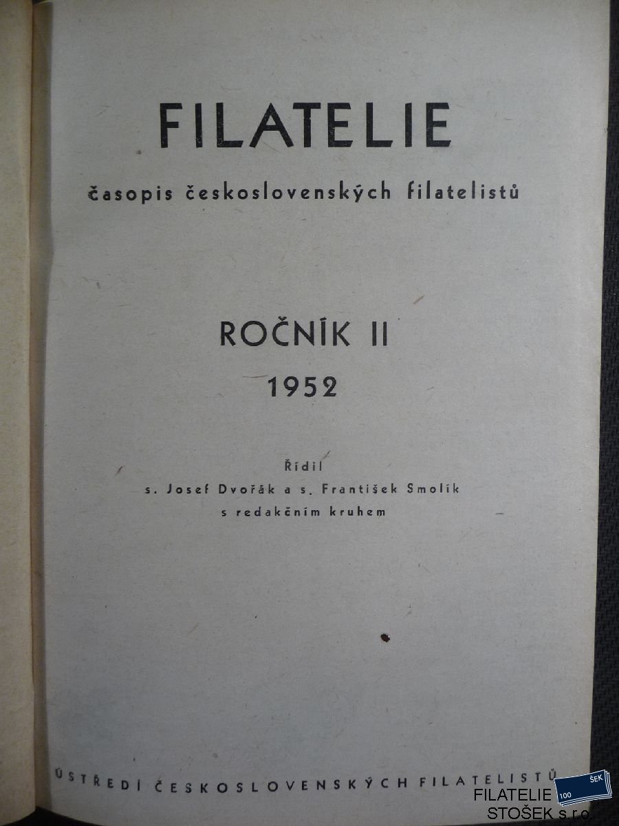 Časopisy Filatelie 1952