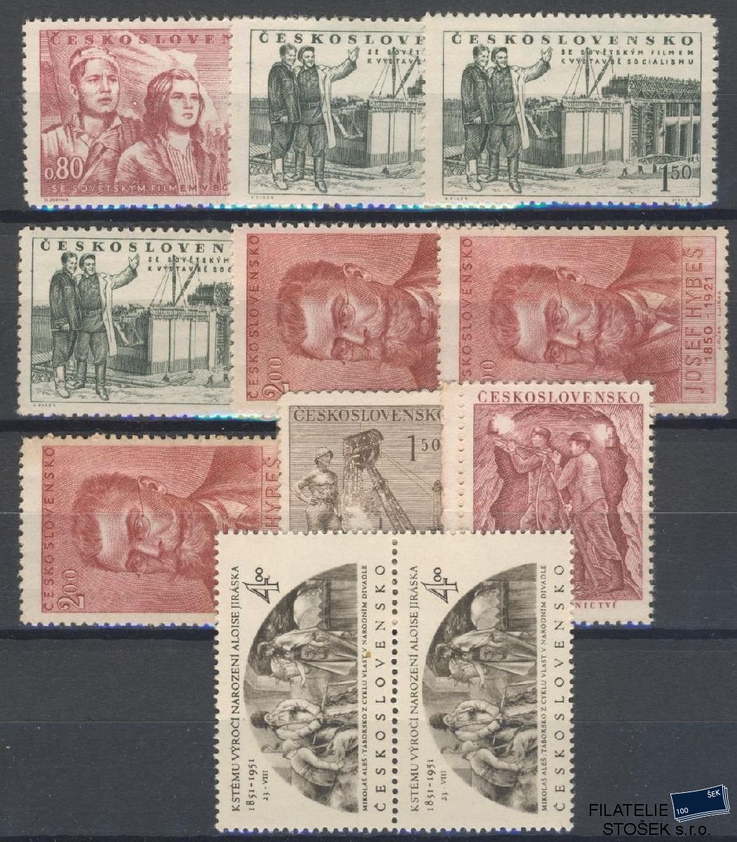 ČSSR známky 603 - Sestava