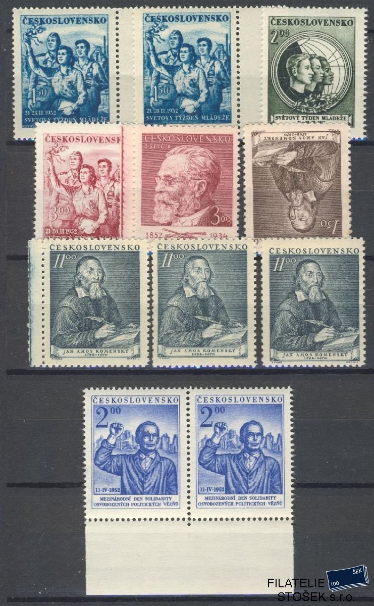 ČSSR známky 637 - Sestava
