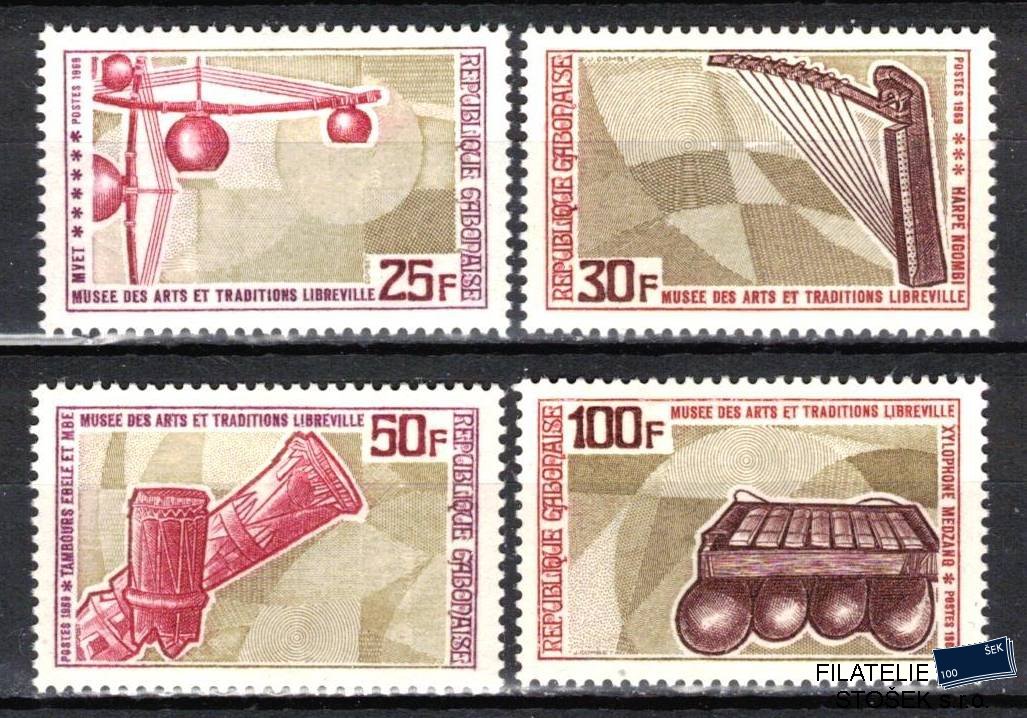 Gabon známky Mi 333-6