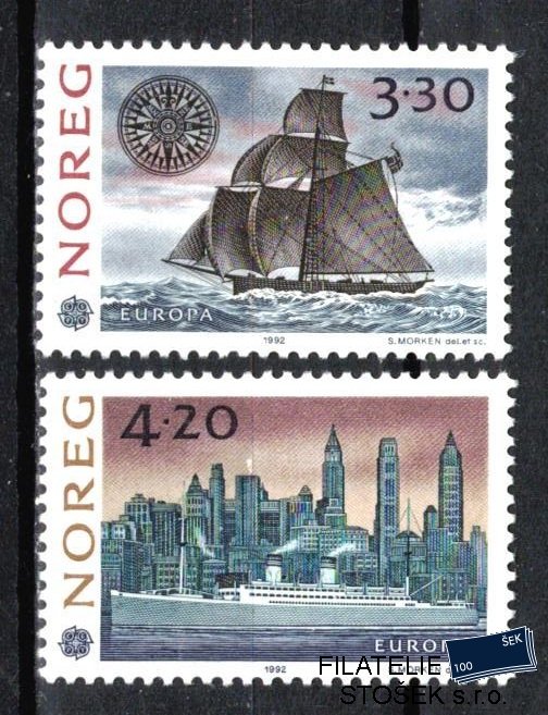 Norsko známky Mi 1096-7