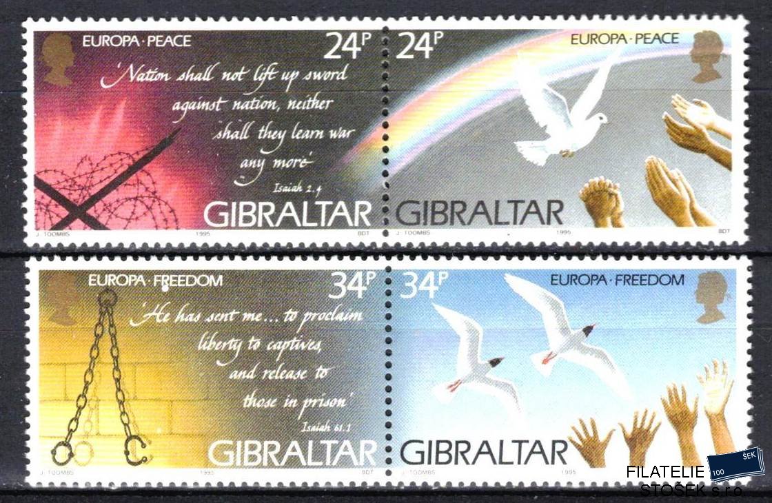 Gibraltar známky Mi 710-13 St
