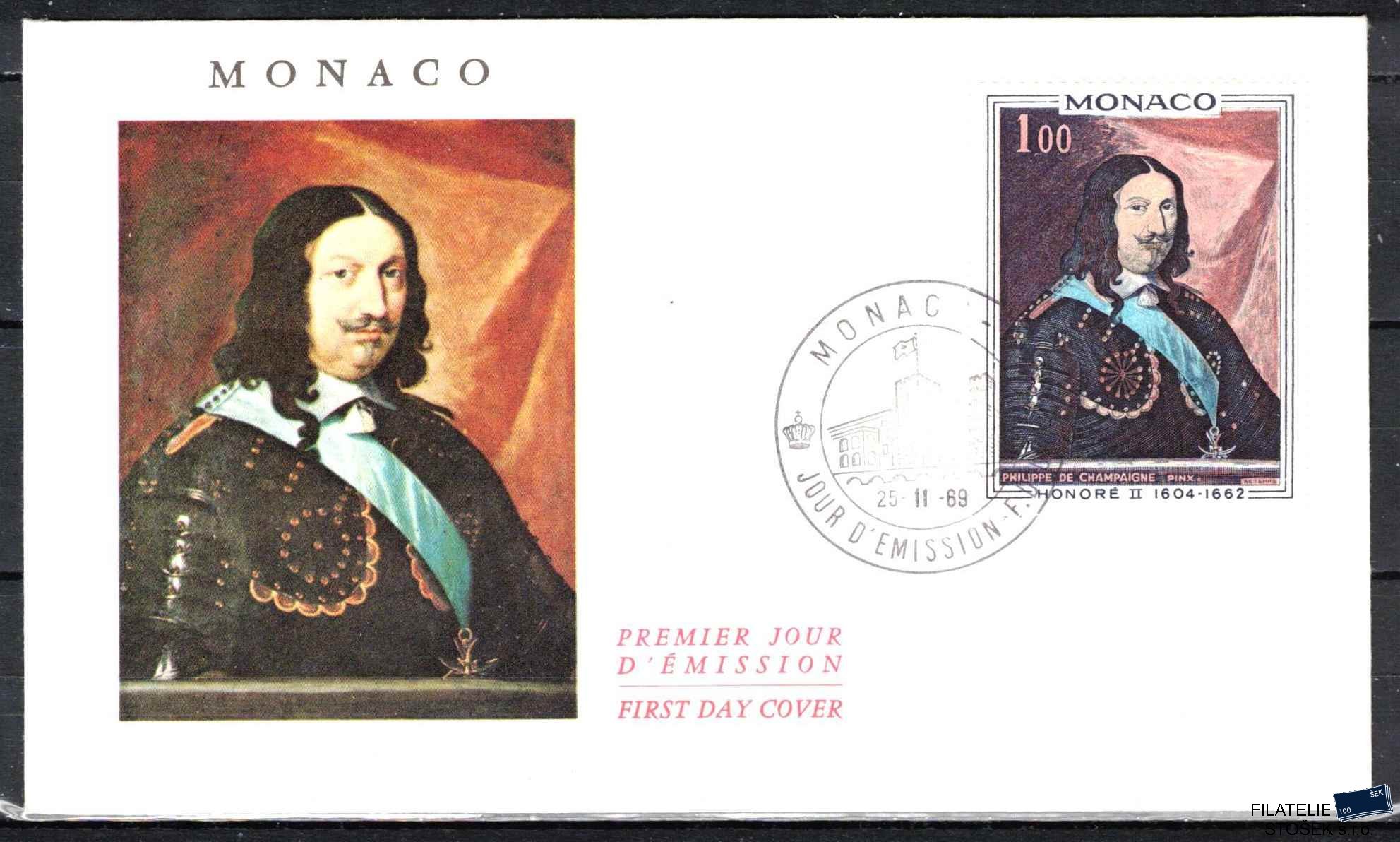 Monako známky Mi 946 FDC