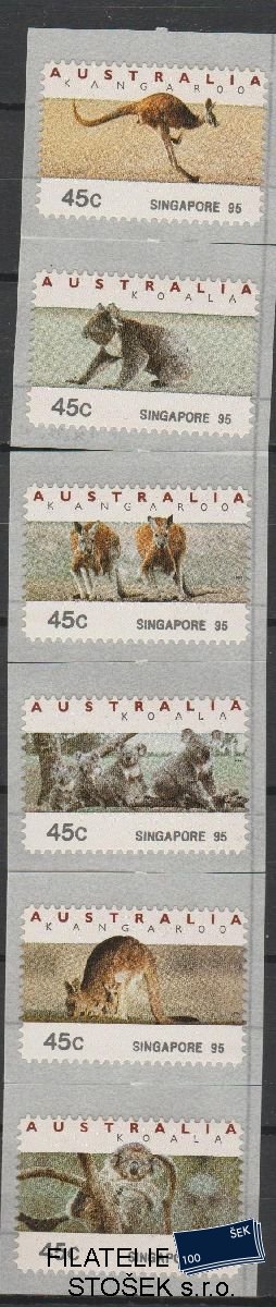 Austrálie známky Mi A40-45 - Singapore