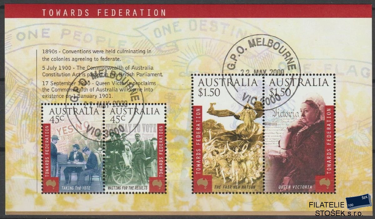 Austrálie známky Mi Blok 35