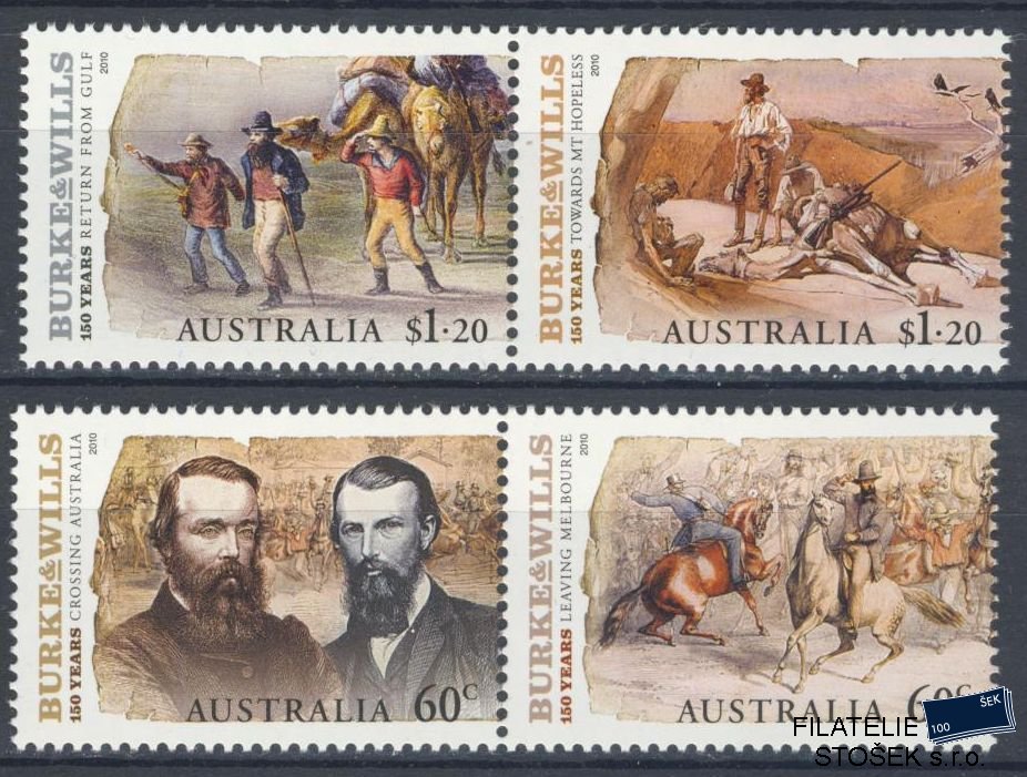 Austrálie známky Mi 3447-50