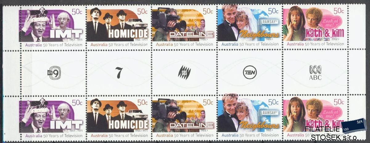 Austrálie známky Mi 2722-26