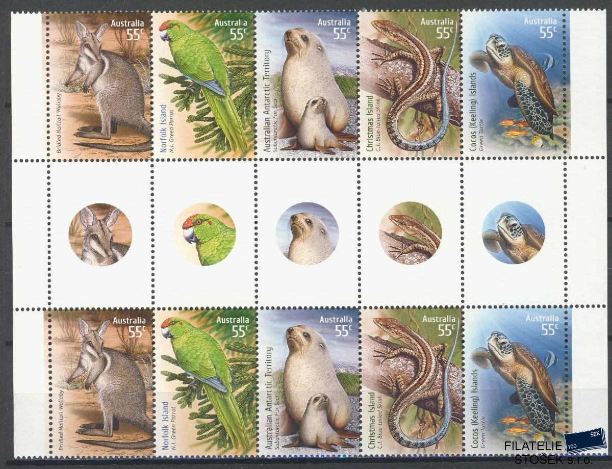 Austrálie známky Mi 3251-55