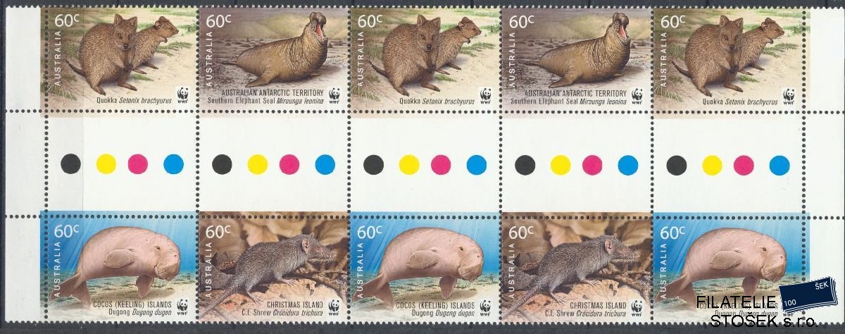 Austrálie známky Mi 3606-9
