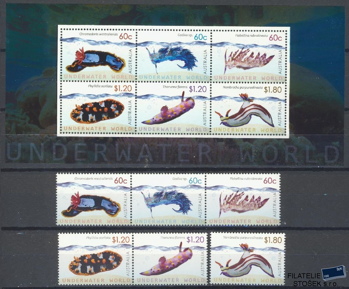 Austrálie známky Mi 3743-48 + Bl 143