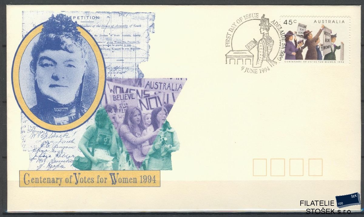 Austrálie známky FDC Mi 1414
