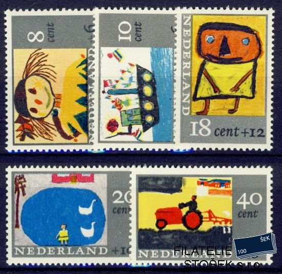 Holandsko známky Mi 0850-4