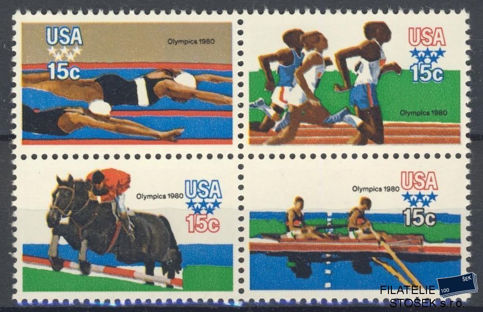USA známky Mi 1398-1401