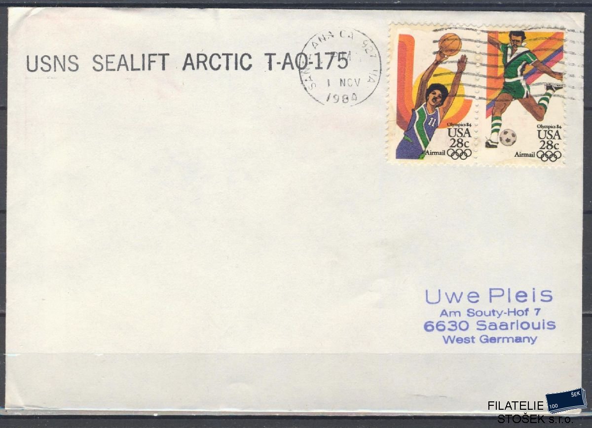 Lodní pošta celistvosti - USA - USS Sealift Arctic