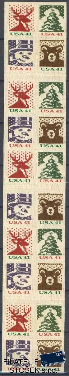 USA známky Mi 4318-21 Sešitek