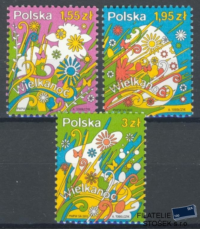 Polsko známky Mi 4550-52