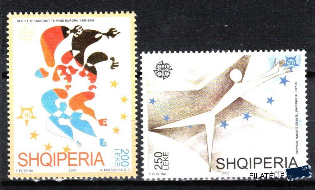 Albánie známky Mi 3045-6