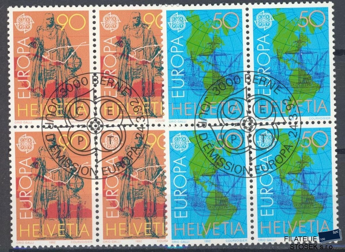 Švýcarsko známky Mi 1468-69 4 Blok