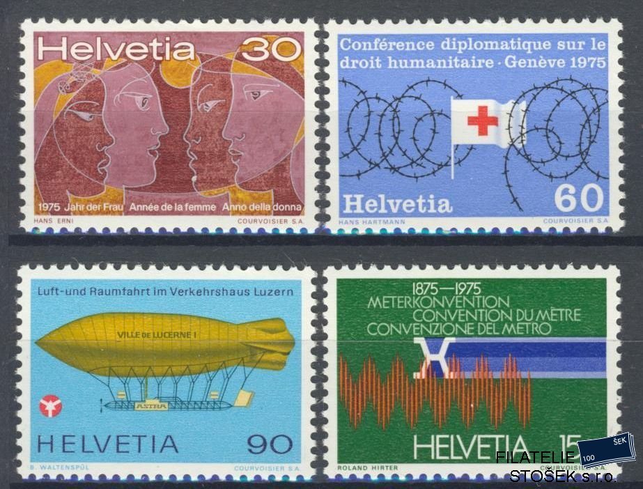Švýcarsko známky Mi 1046-49