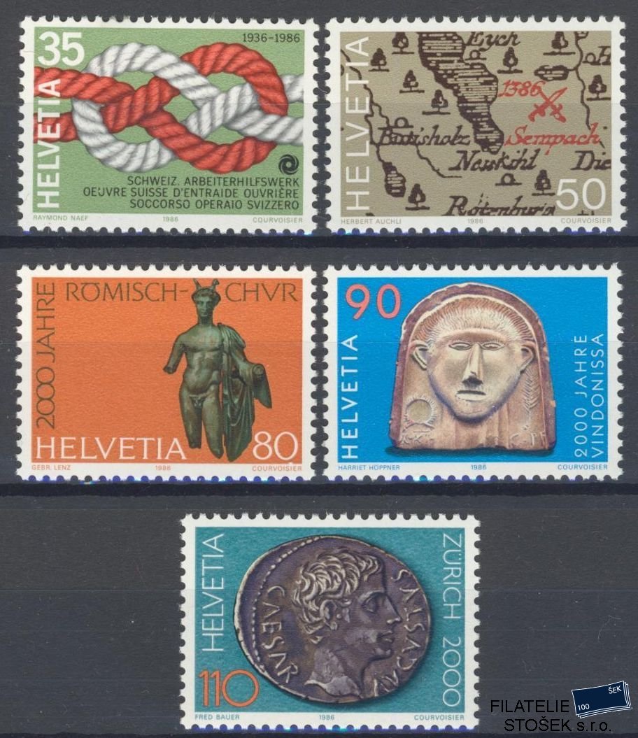 Švýcarsko známky Mi 1308-12