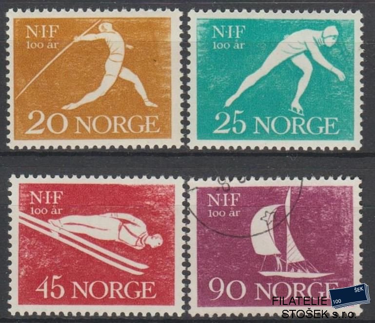 Norsko známky Mi 411-13- x Ražená