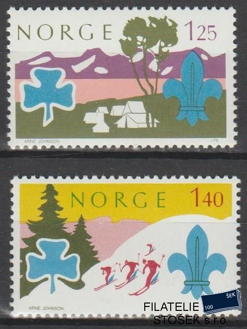 Norsko známky Mi 705-706