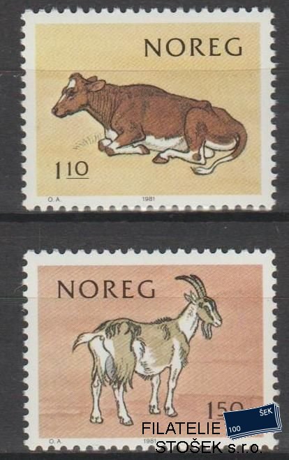 Norsko známky Mi 834-35