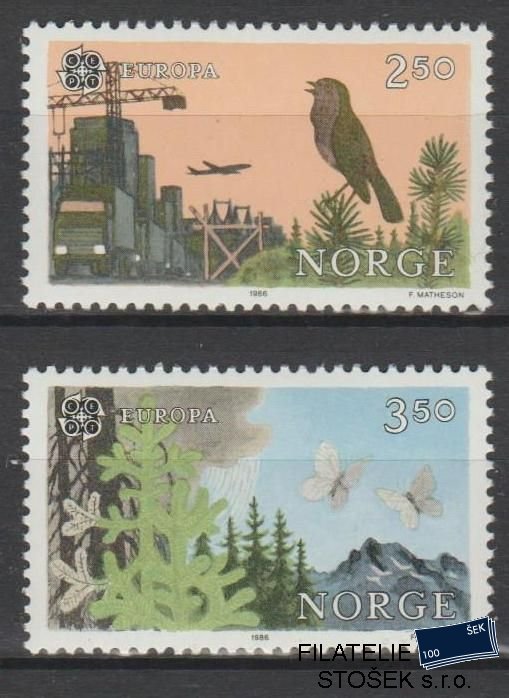 Norsko známky Mi 946-47