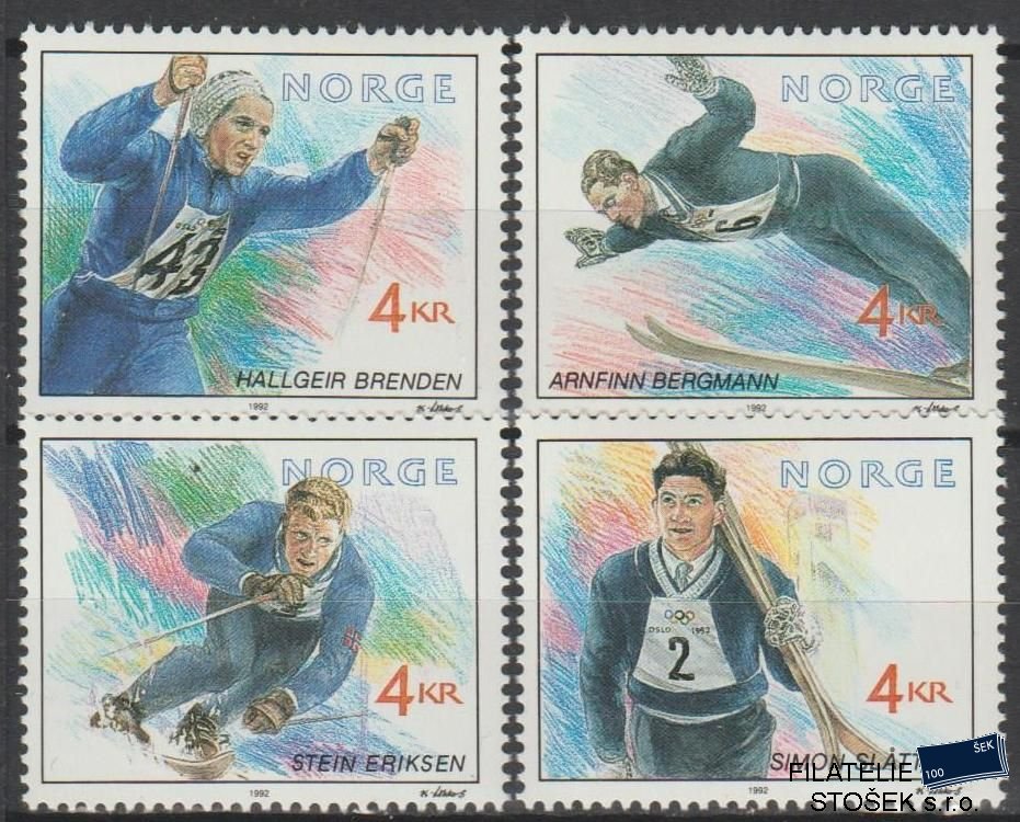 Norsko známky Mi 1090-93