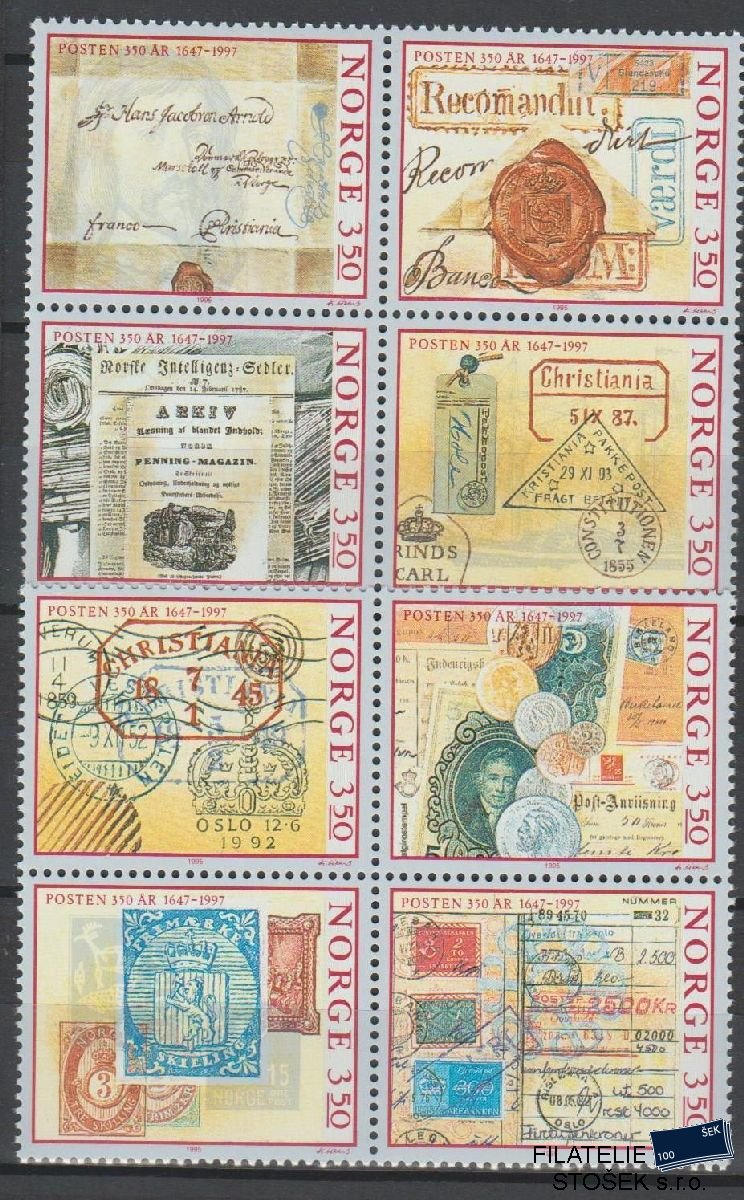 Norsko známky Mi 1189-96
