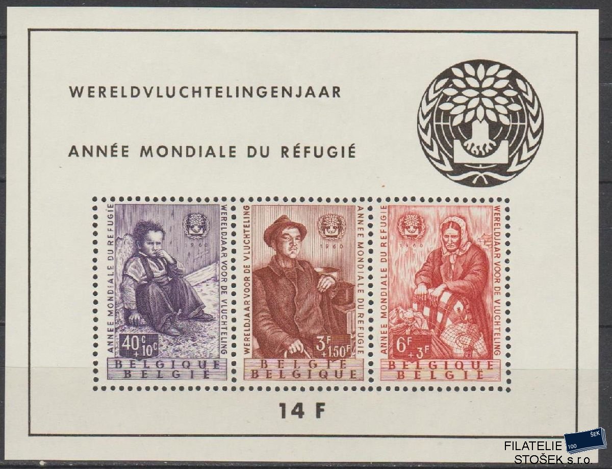 Belgie známky Mi Blok 26