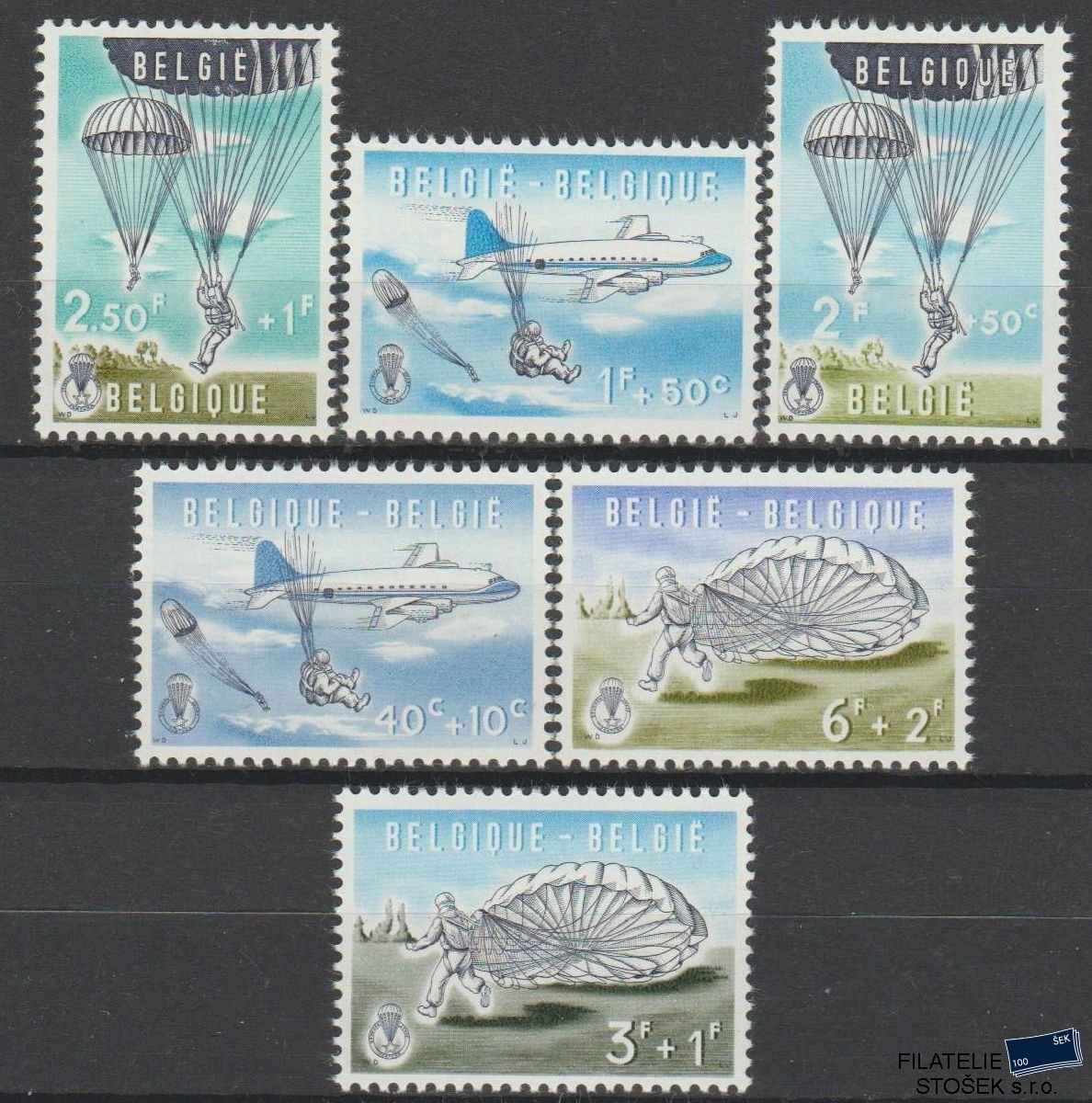 Belgie známky Mi 1190-95
