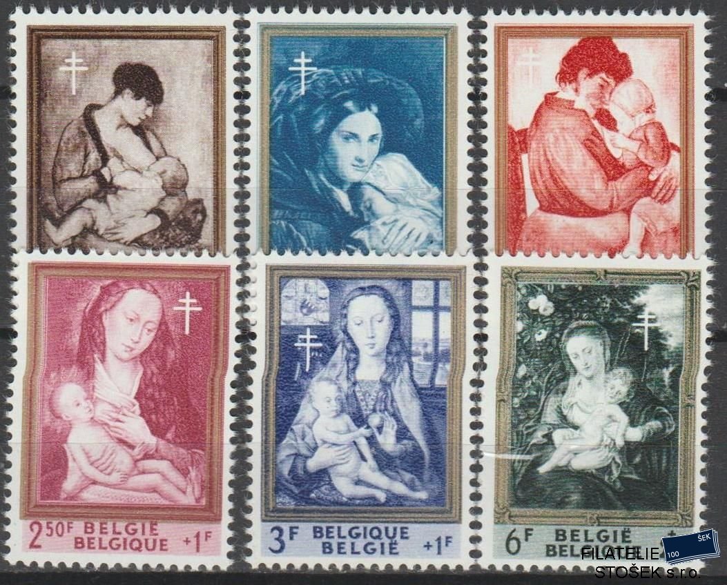 Belgie známky Mi 1258-63