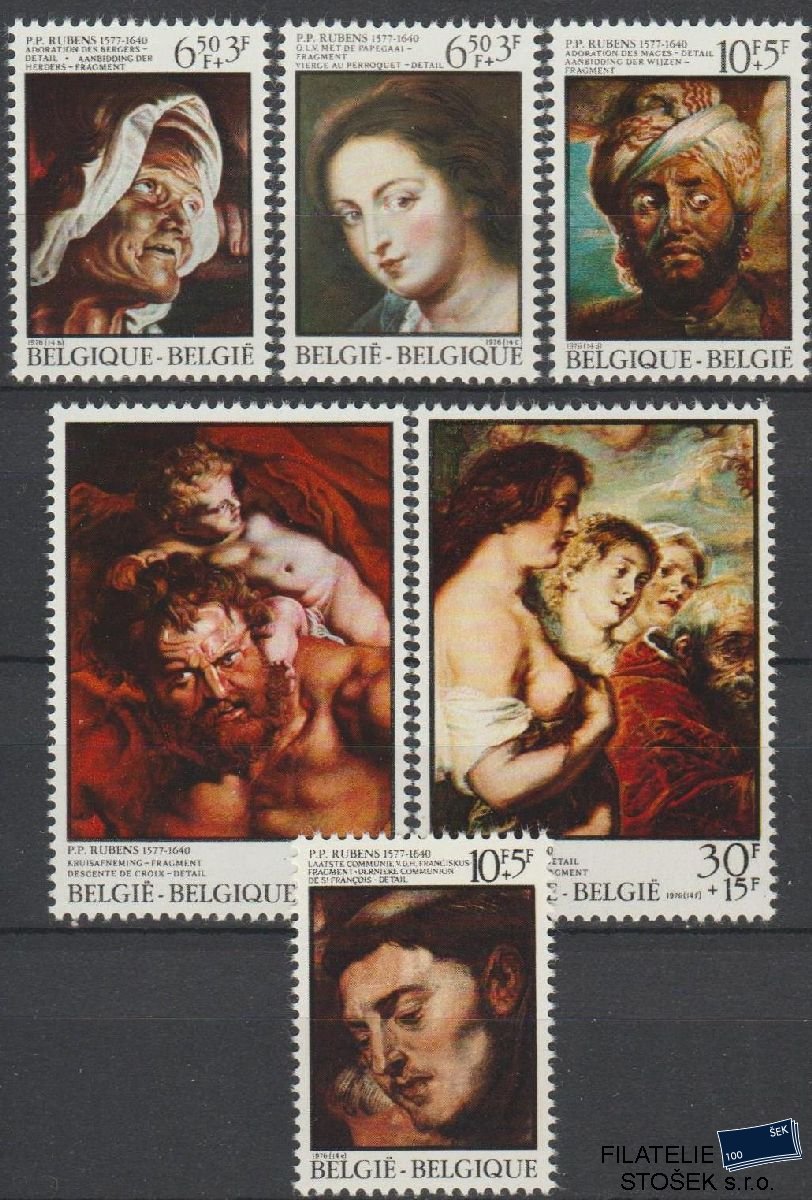Belgie známky Mi 1868-73