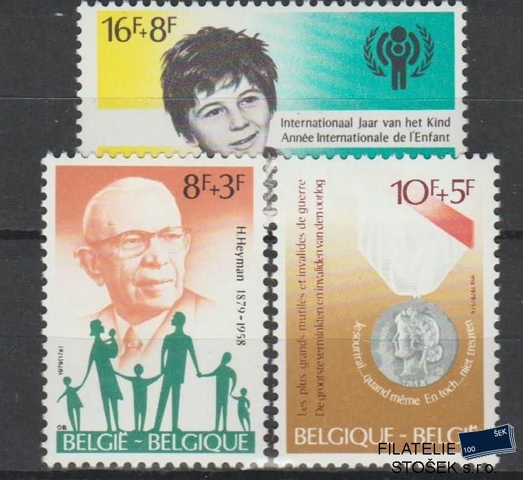 Belgie známky Mi 2007-9