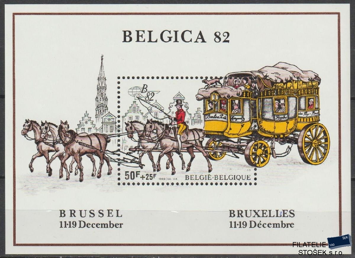 Belgie známky Mi Blok 53