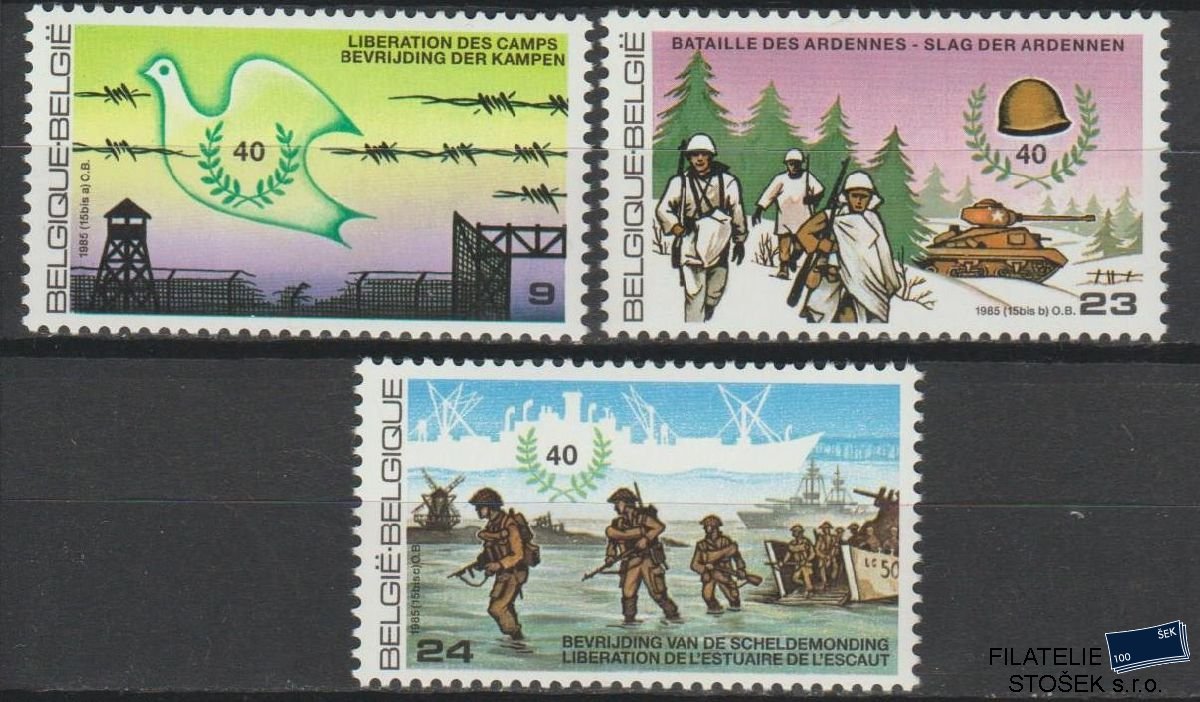 Belgie známky Mi 2238-40