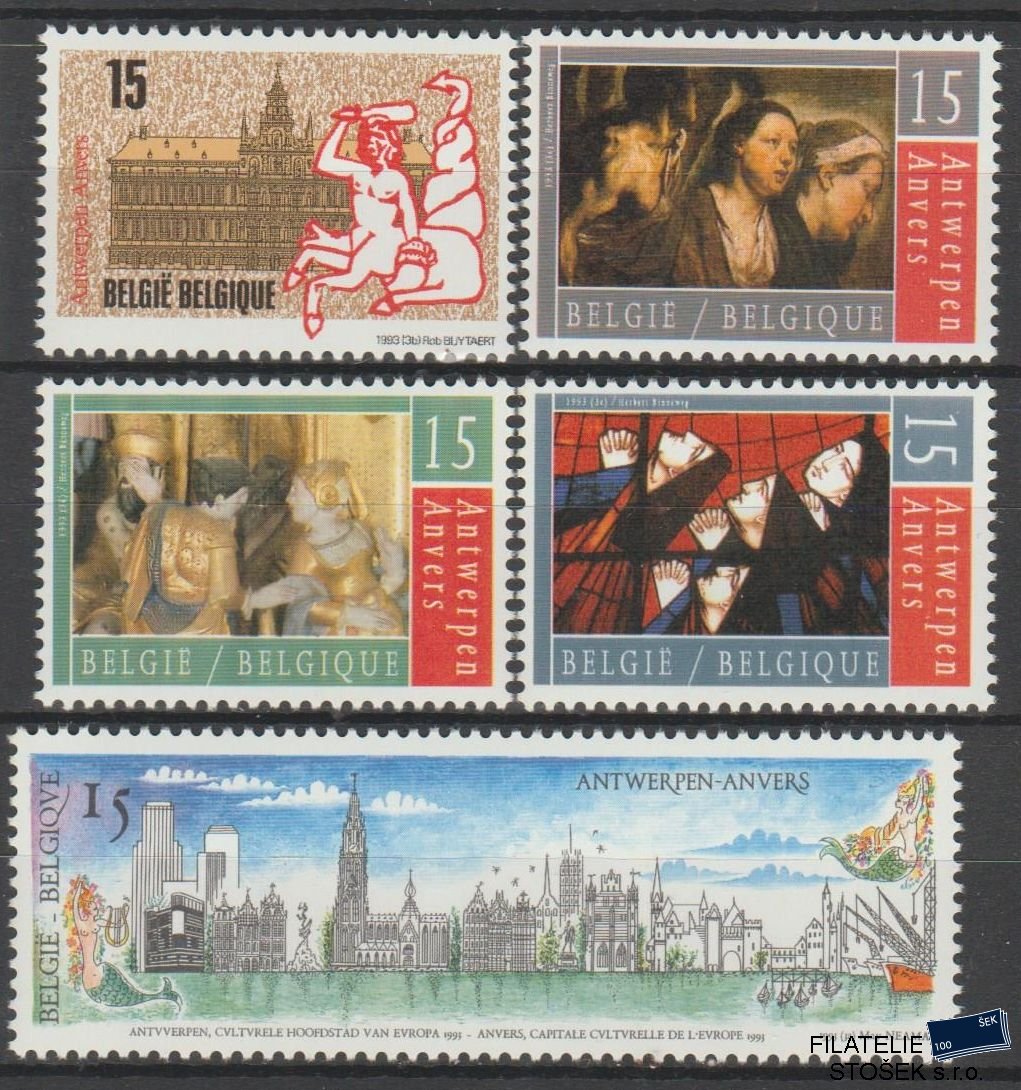 Belgie známky Mi 2547-51