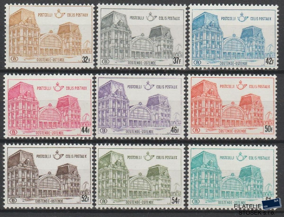 Belgie známky Mi Pk 67-75