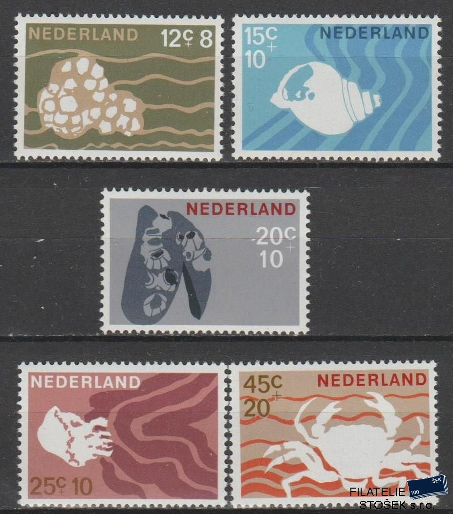 Holandsko známky Mi 873-77