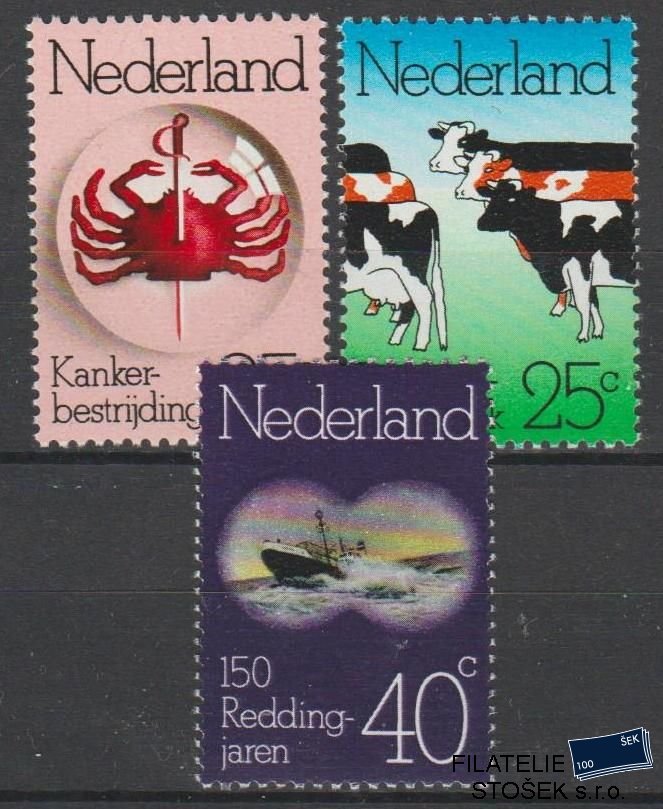 Holandsko známky Mi 1032-34