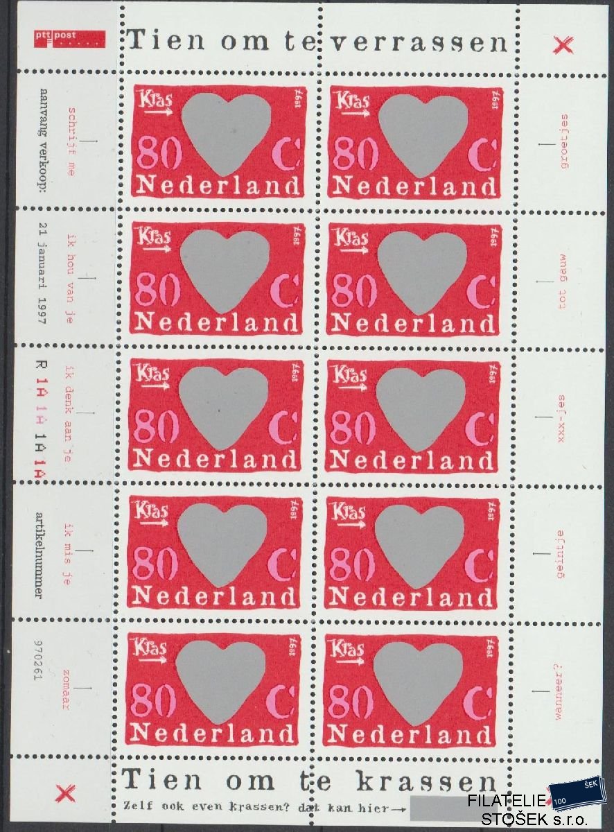 Holandsko známky Mi 1607 KL